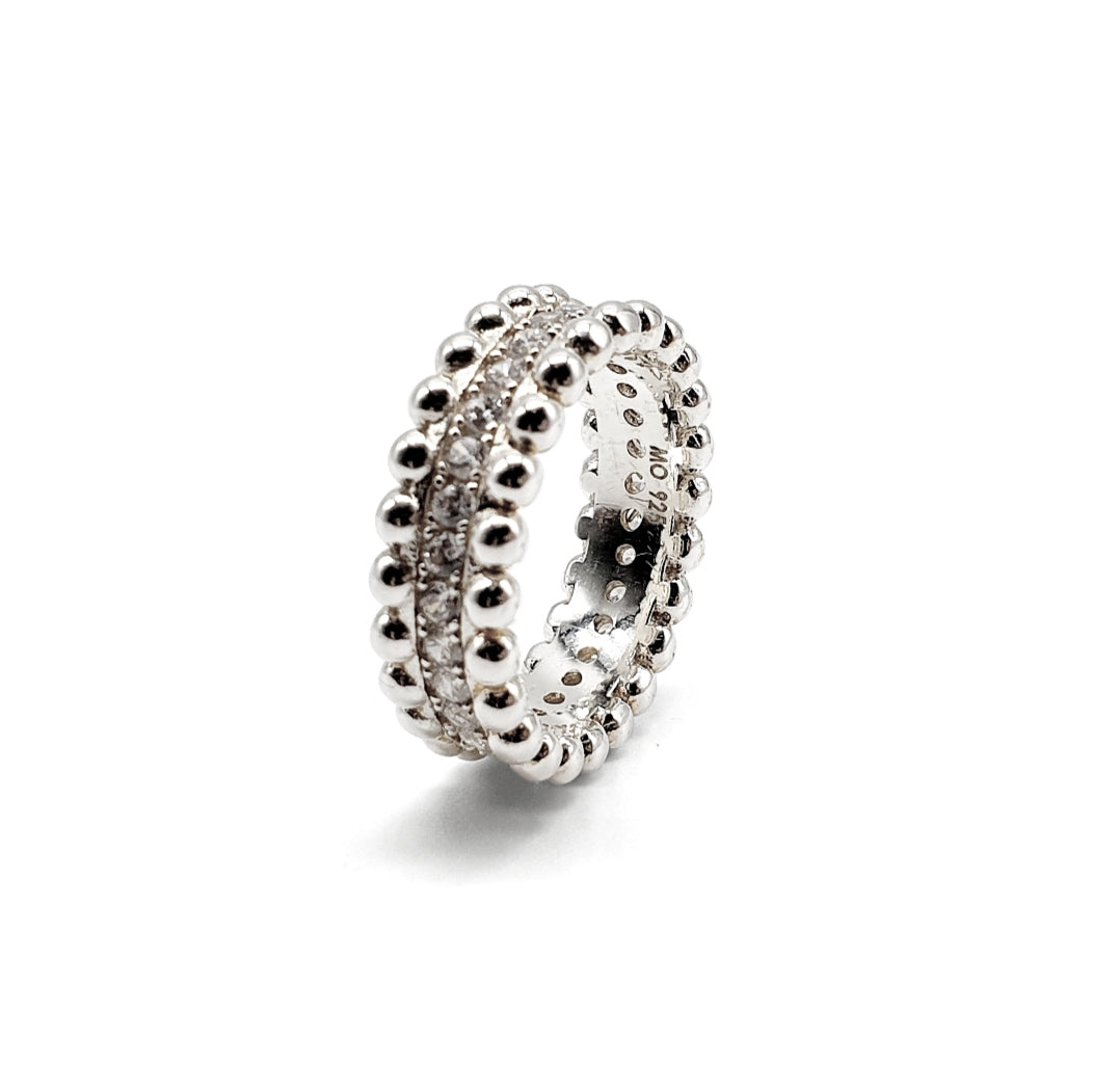 Fingerring Silber Zirkonien