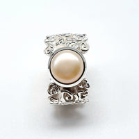 Fingerring Silber/Perle