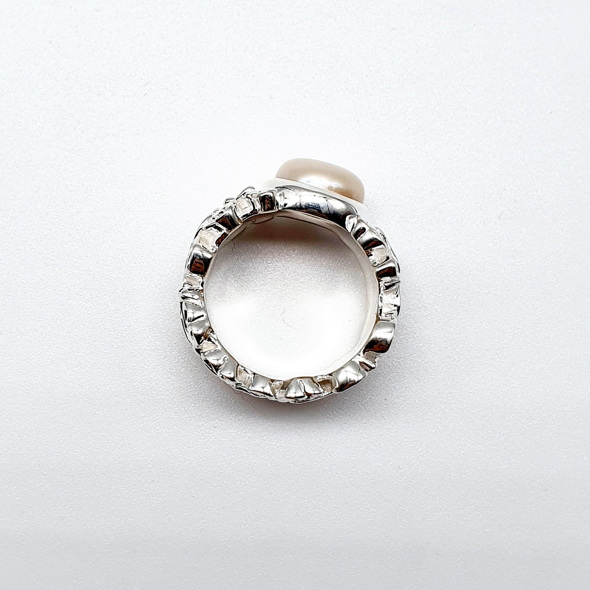 Fingerring Silber/Perle
