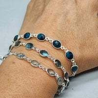 Armkette Blauer Topas