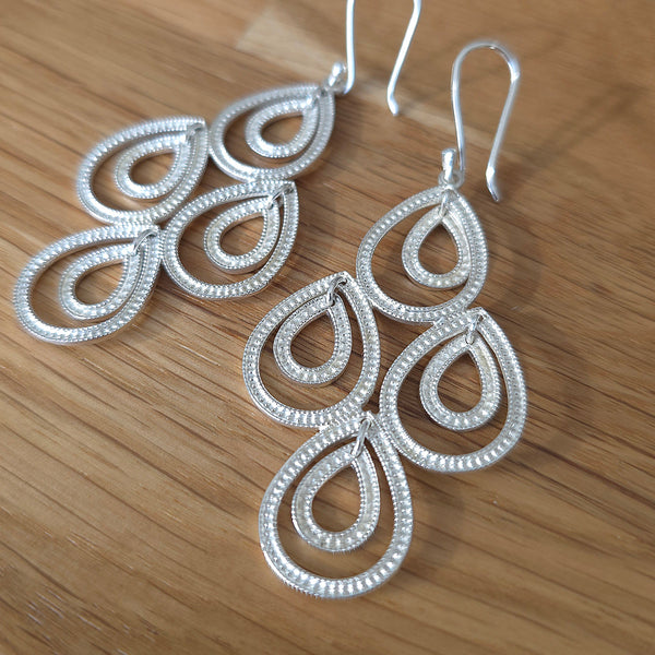 Ohrhänger Silber/Gold