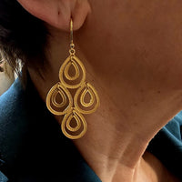 Ohrhänger Gold/Silber