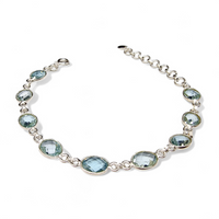 Armkette Blauer Topas
