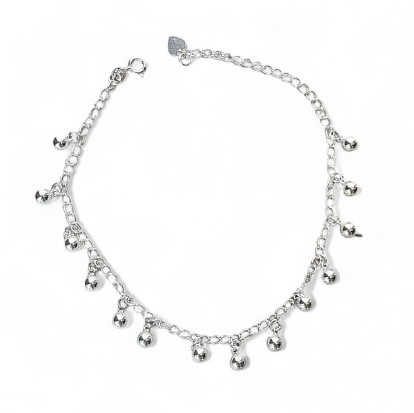 Silver anklet