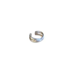 Ohrklemme Silber / Gold