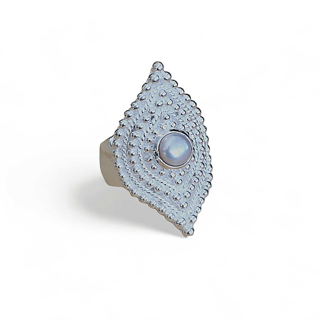 Ring freshwater pearl
