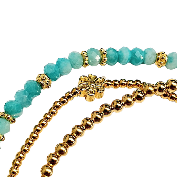Armband-Set vergoldet (9 Farben)