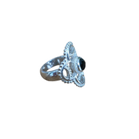 Ring Onyx Silber