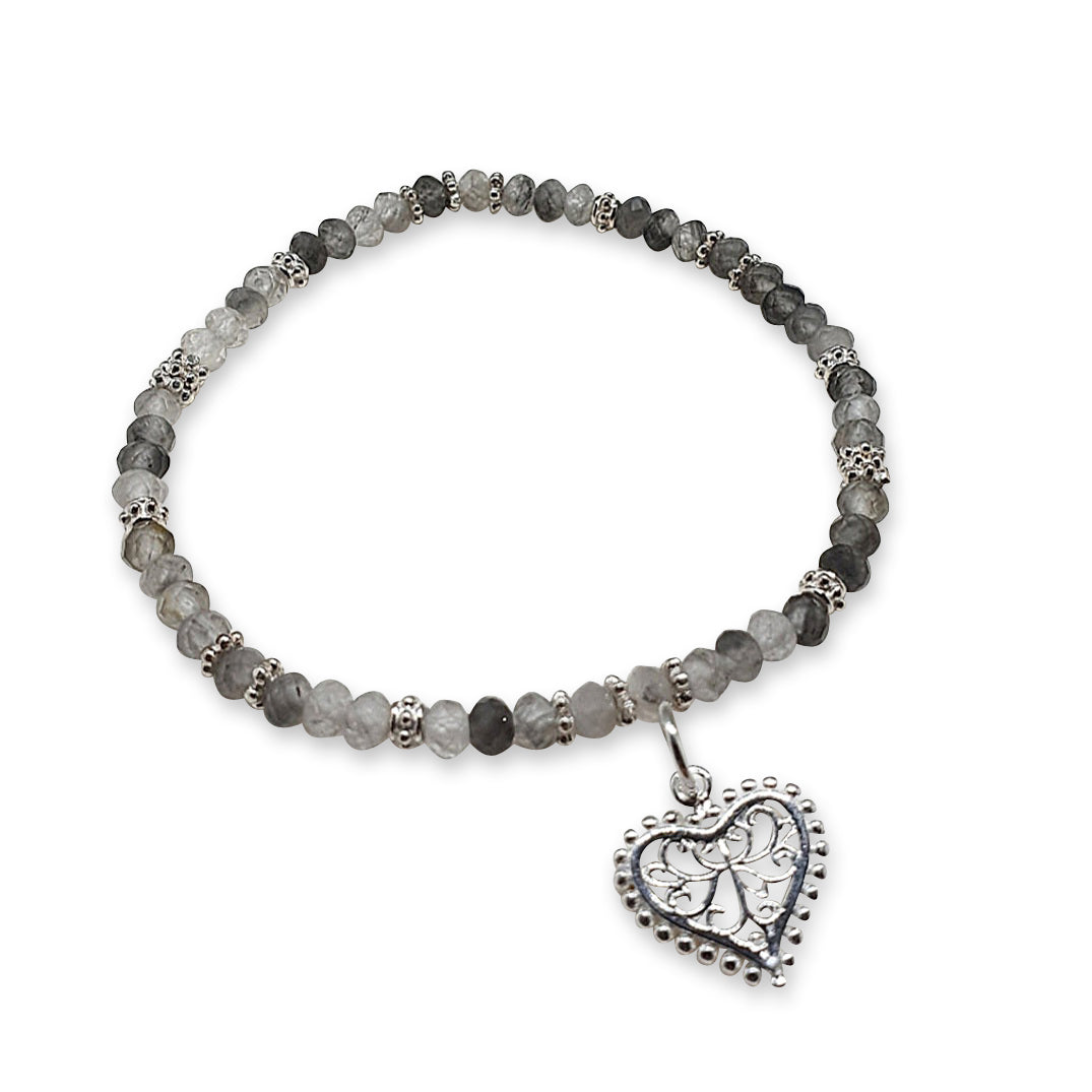 Armband Silberquarz
