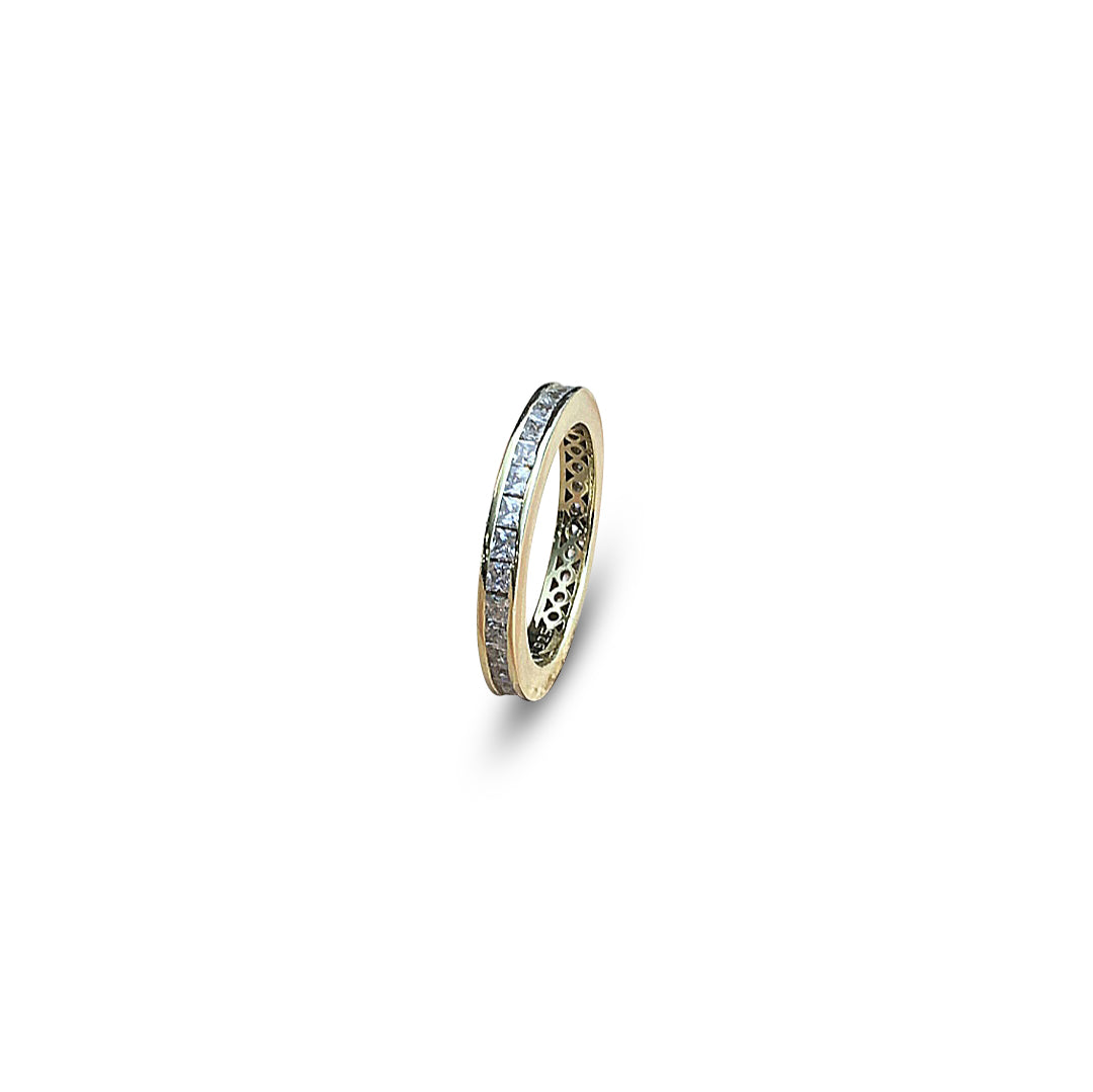 Fingerring Zirkonien Gold