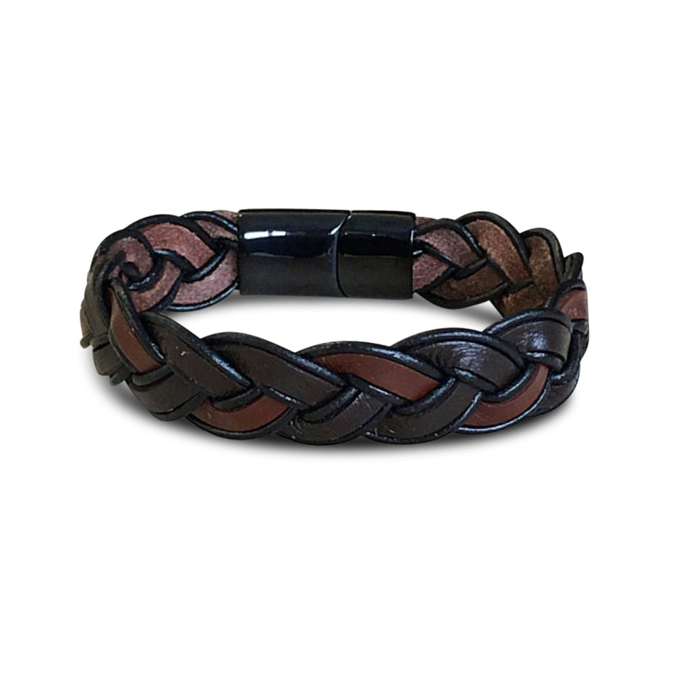 Leder-Armband geflochten