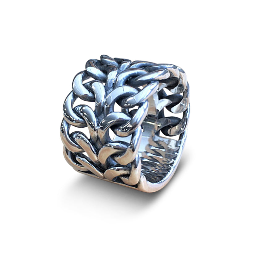 Herrenring Silber massiv