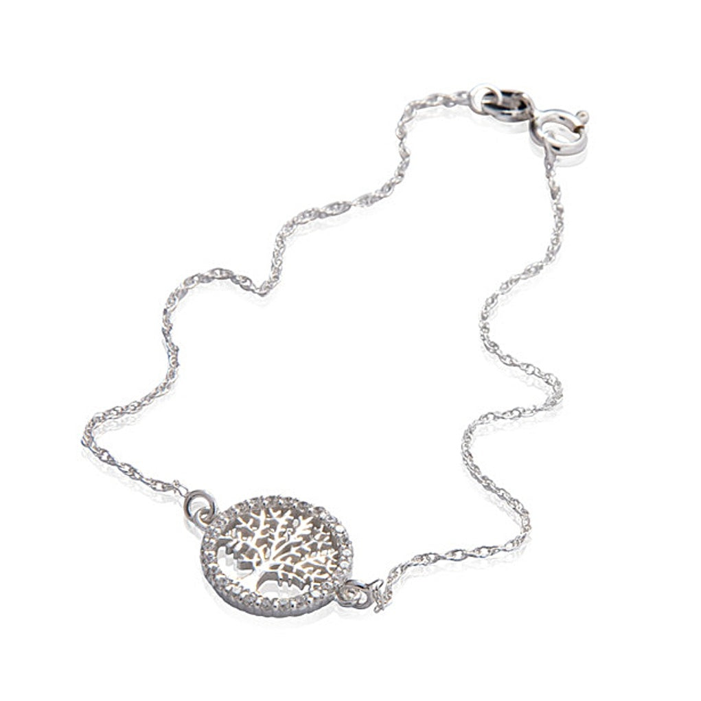 Armkette Lebensbaum Zirkonia