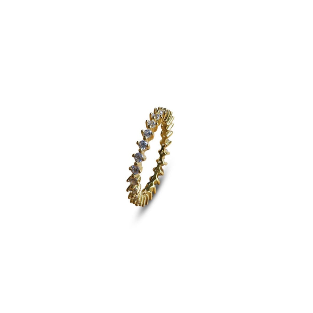 Fingerring Gold Zirkonien