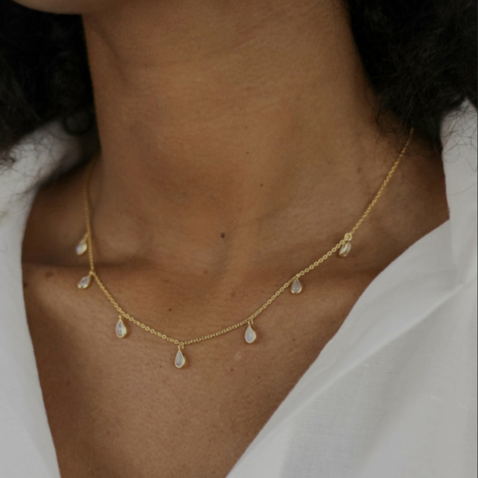 Moonstone necklace