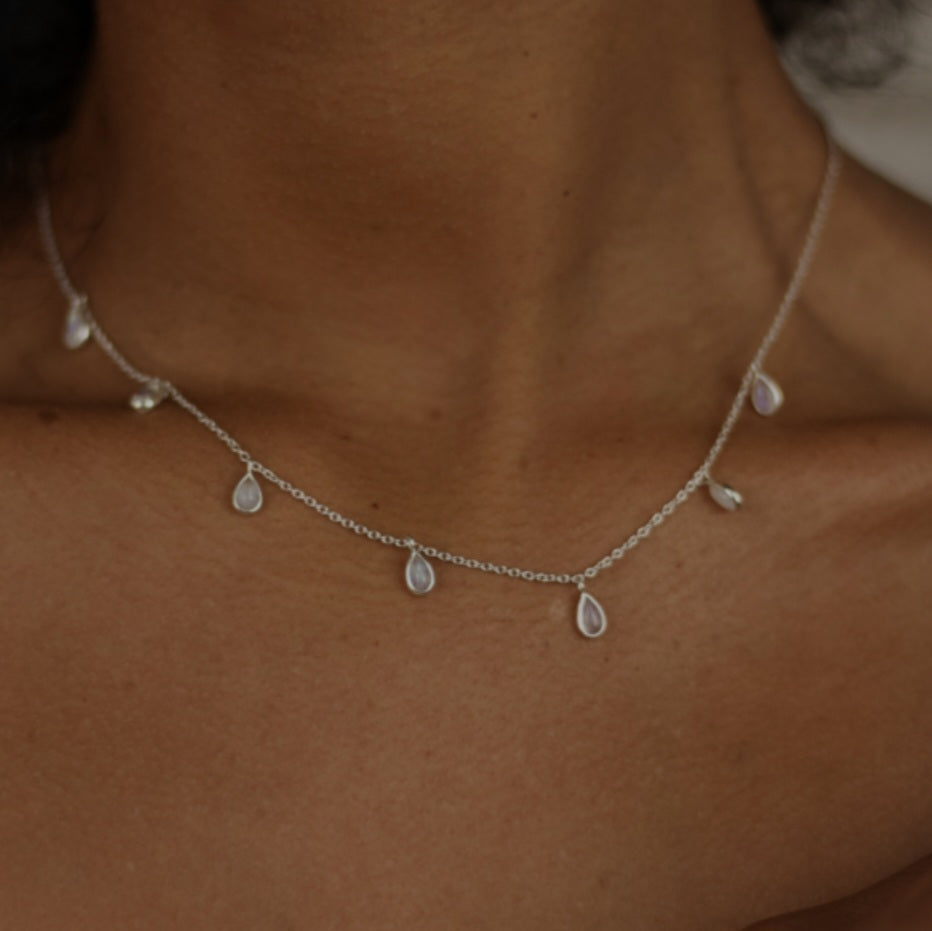 Moonstone necklace