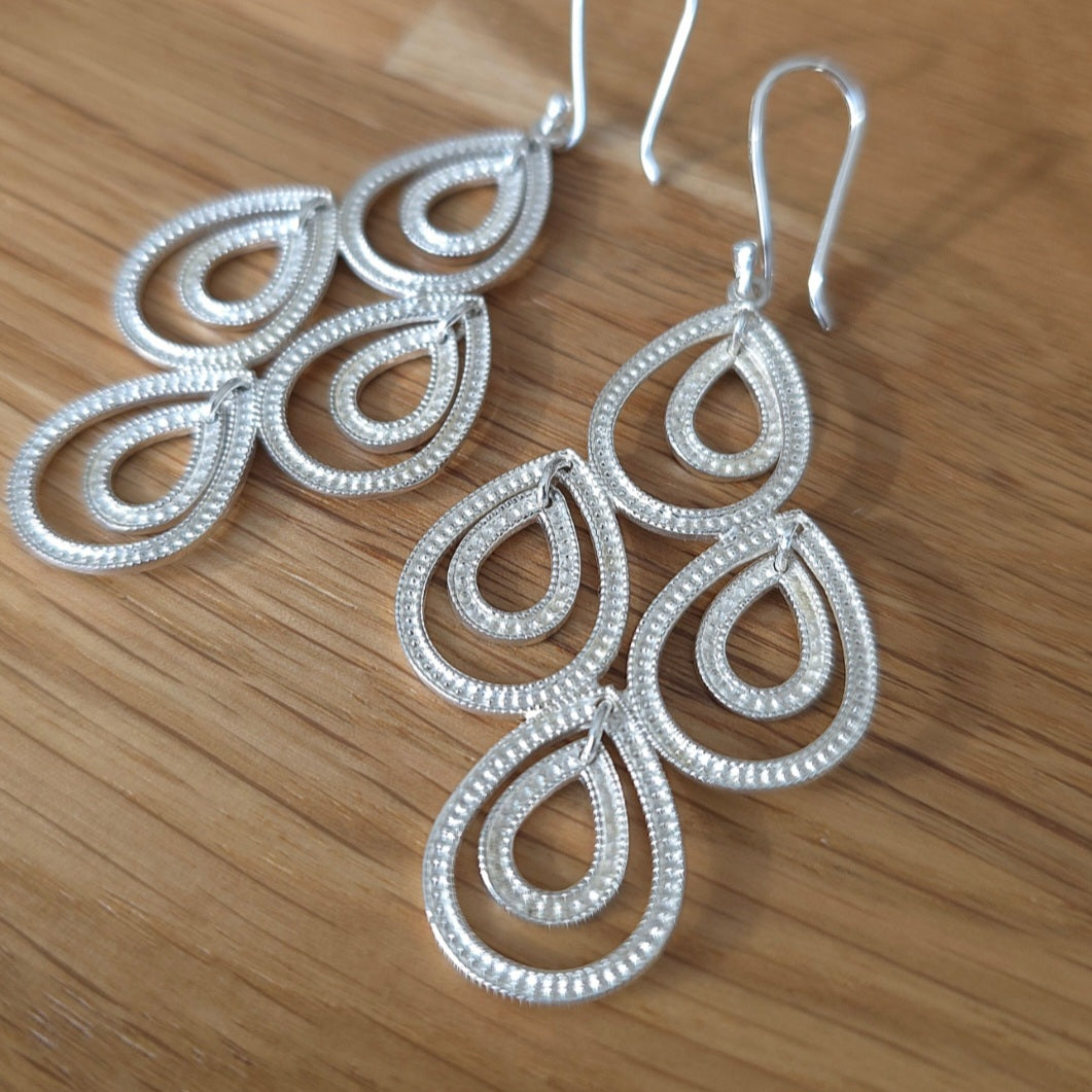 Ohrhänger Gold/Silber