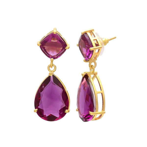 Ohrhänger Amethyst vergoldet