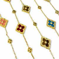 Armband Monogramm-Blume