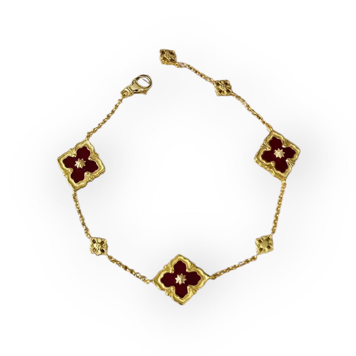 Armband Monogramm-Blume