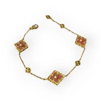 Armband Monogramm-Blume