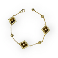 Armband Monogramm-Blume