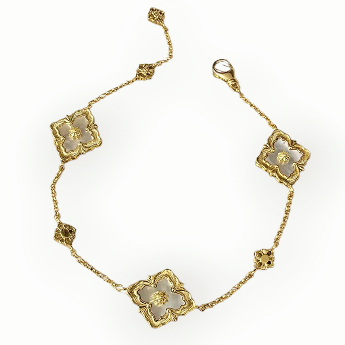 Armband Monogramm-Blume