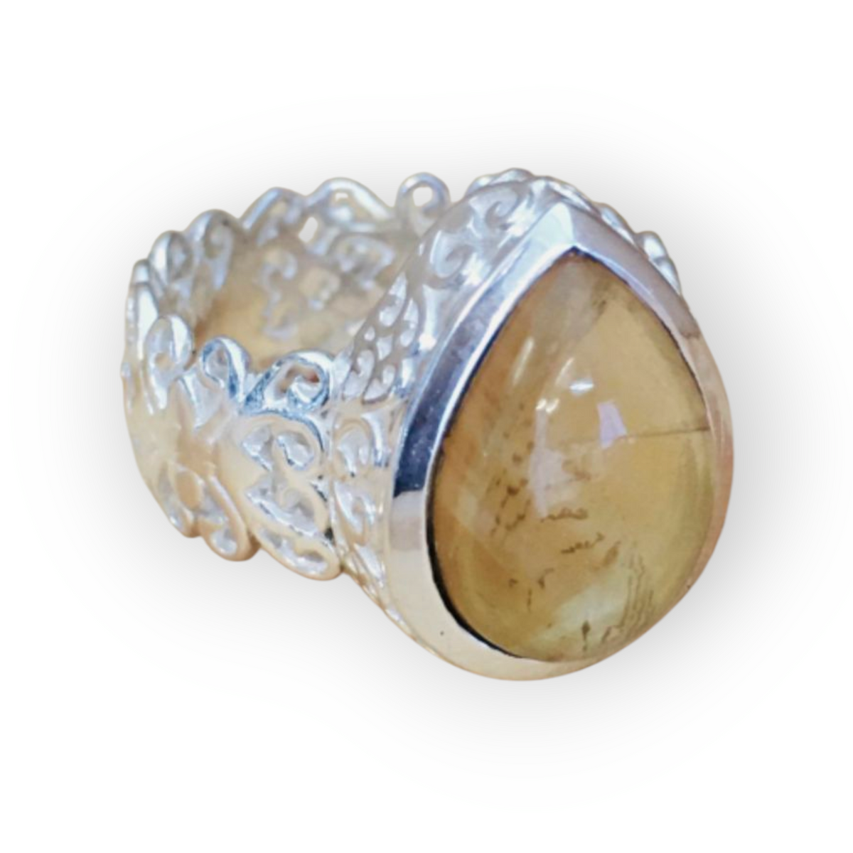 Fingerring Rutilquarz