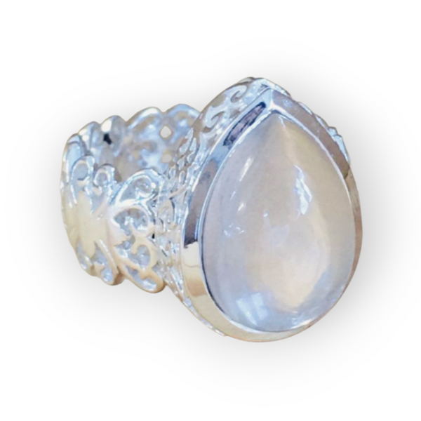 Fingerring Bergkristall