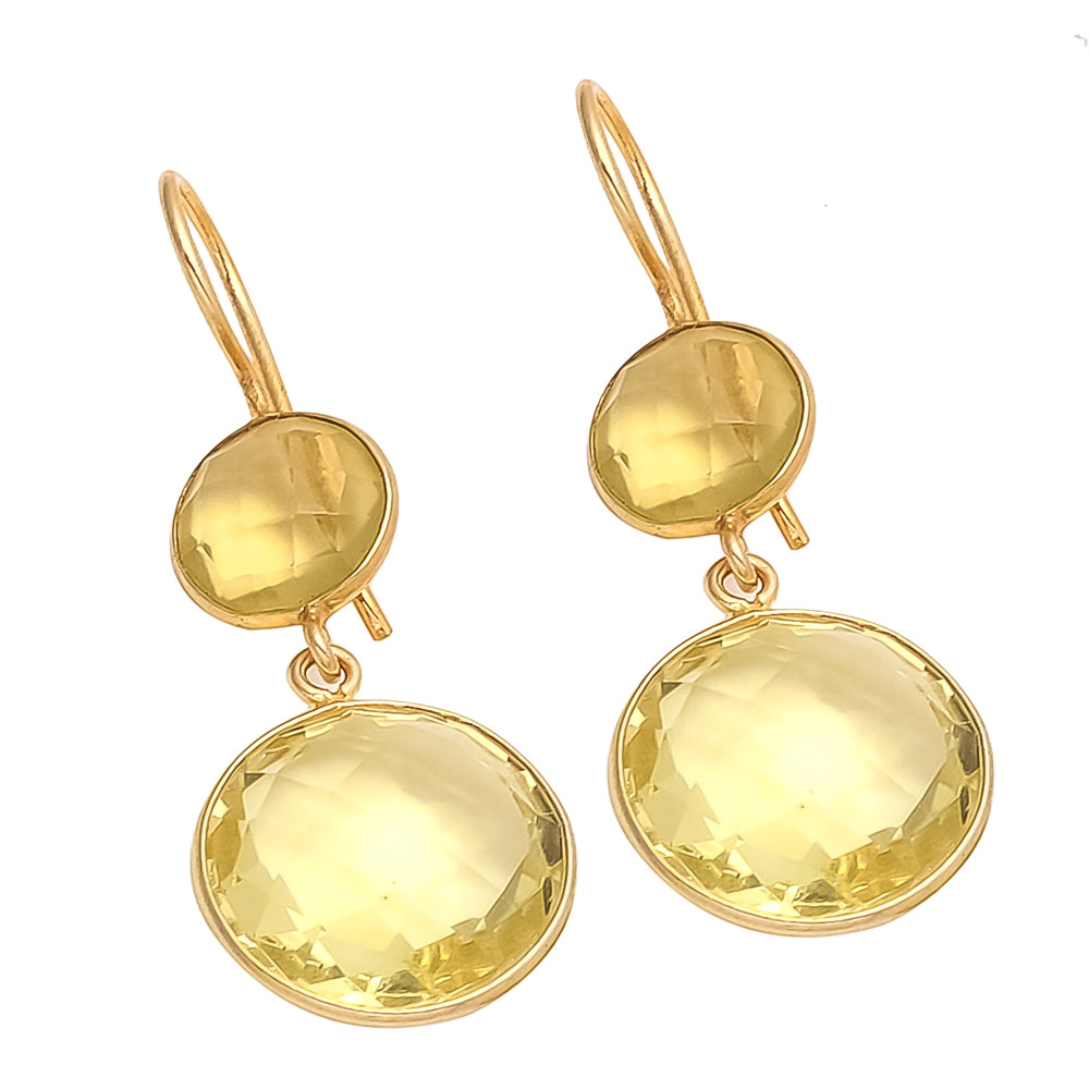 Ohrhänger Citrin
