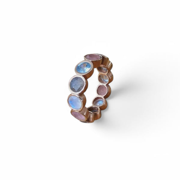 Fingerring Steinmix Roségold