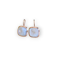 Ohrhänger Quadrat Roségold