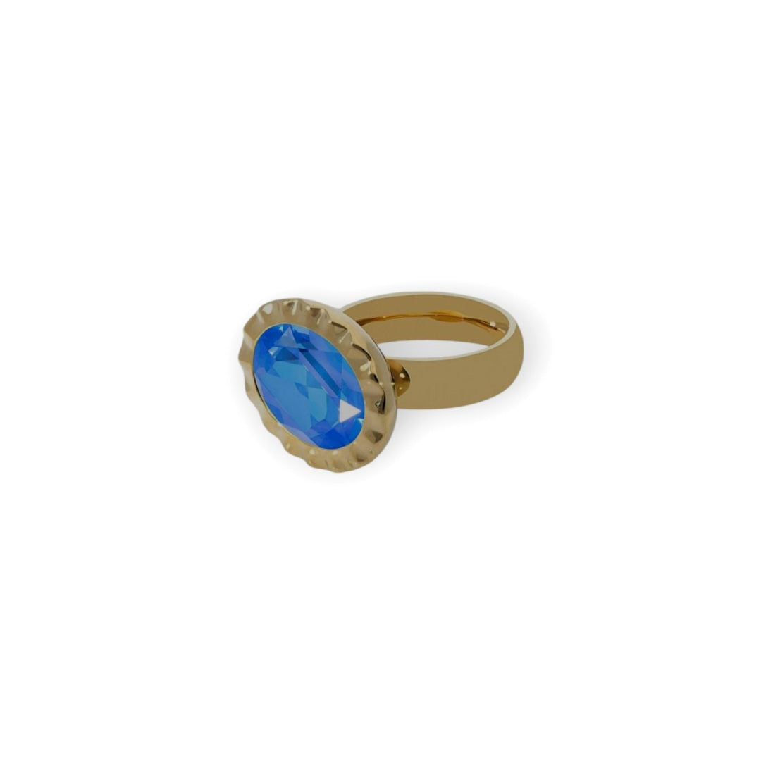 QUDO Ring TIVOLA UNICA Gold
