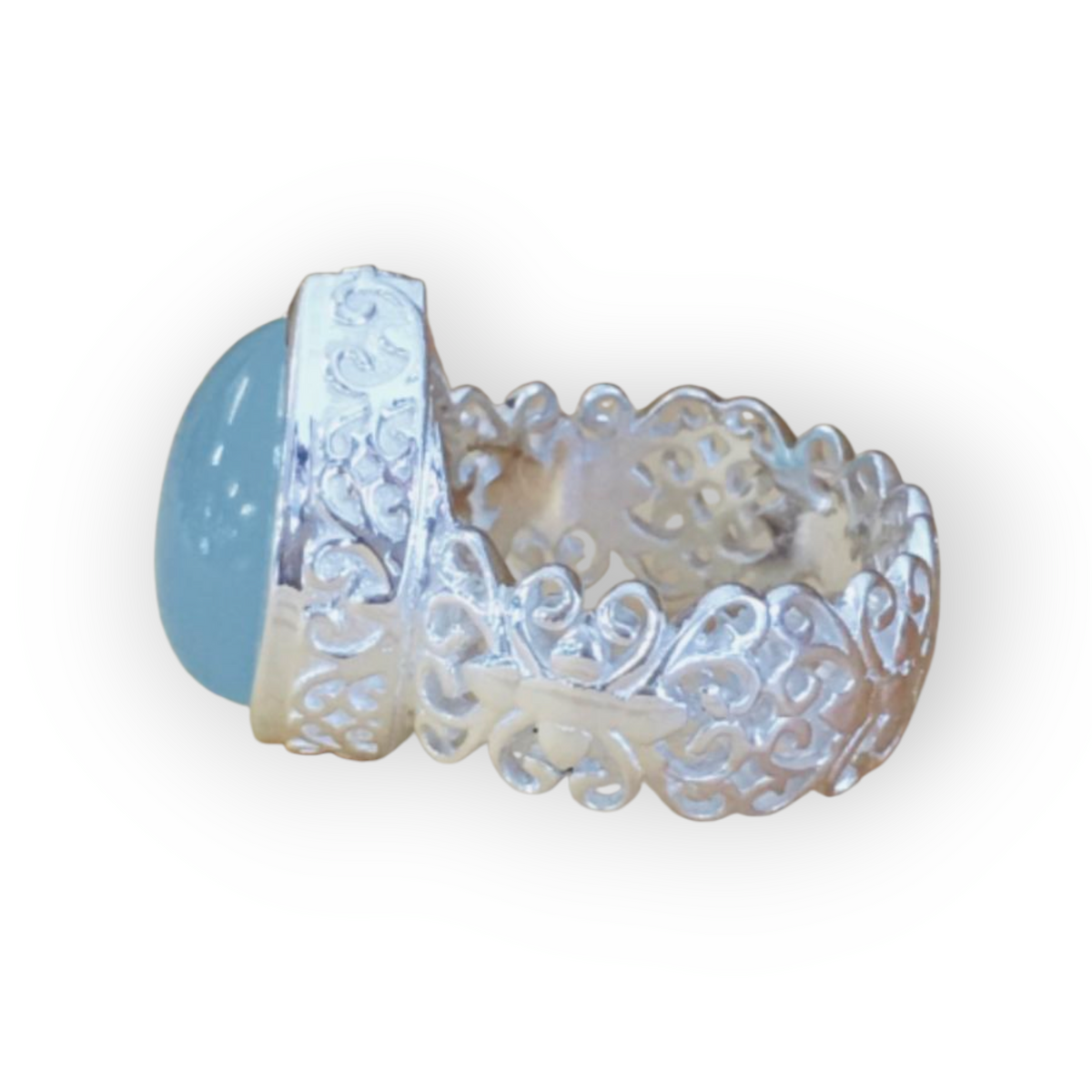 Fingerring Aquamarin