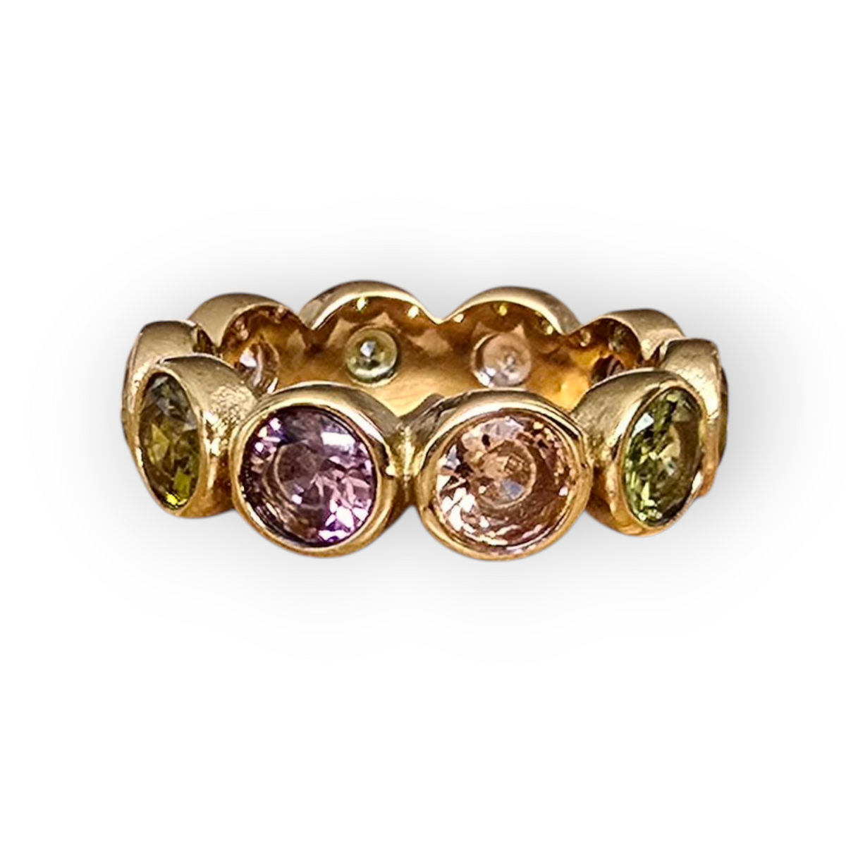 Fingerring Zirkonia vergoldet