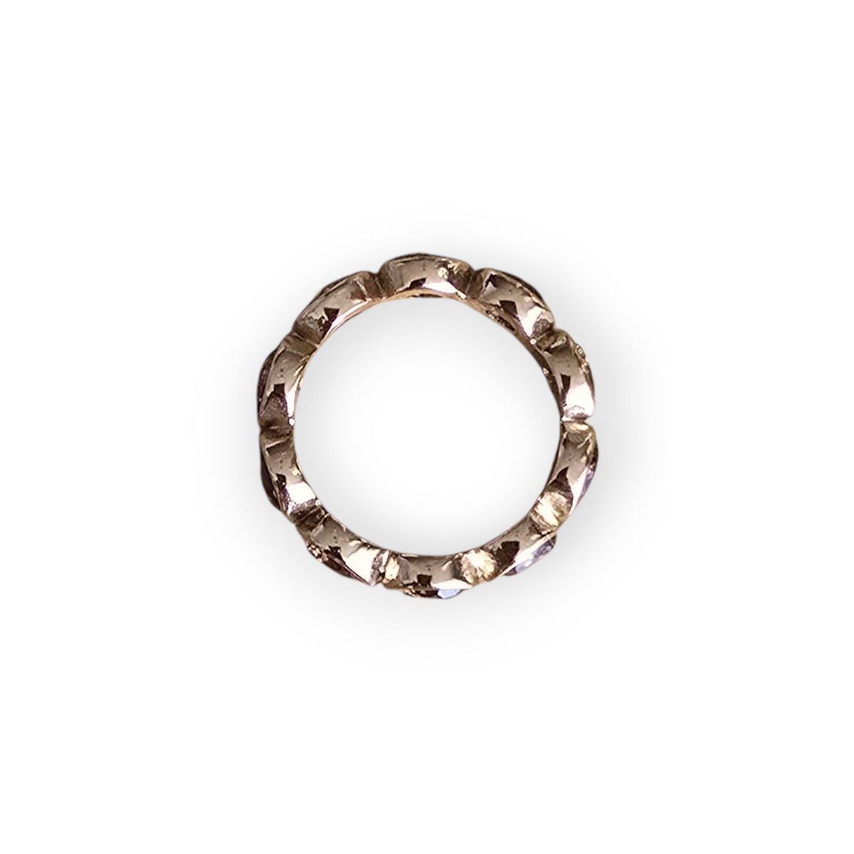 Fingerring Zirkonia rosévergoldet