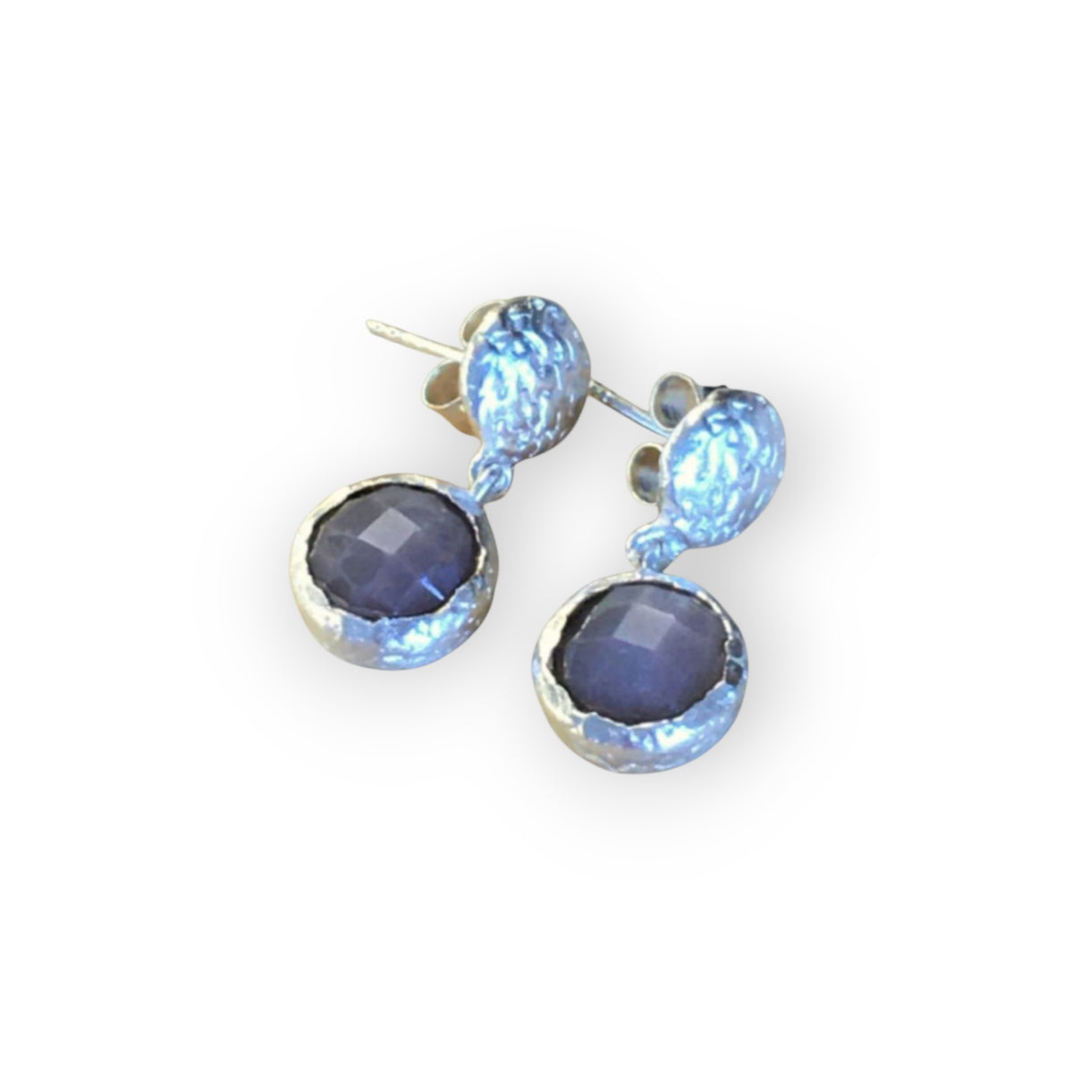 Ohrstecker Silber matt