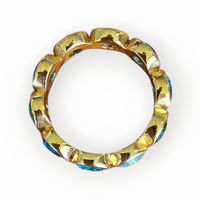 Fingerring Zirkonia vergoldet