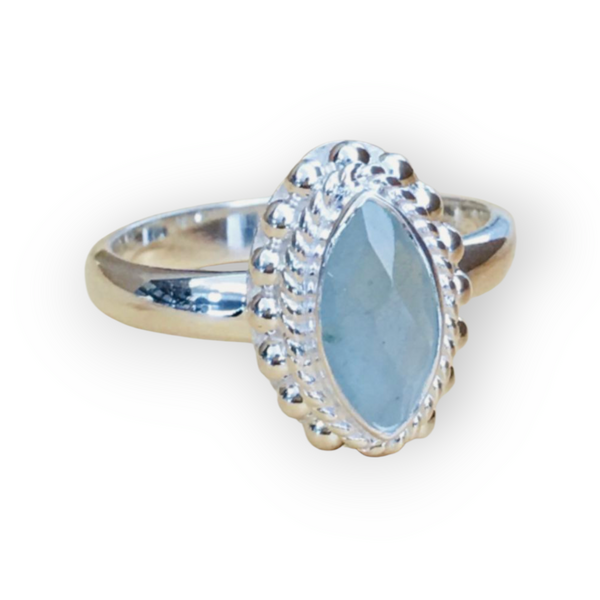 Fingerring Aquamarin