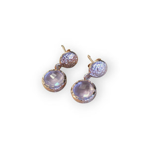 Ohrstecker Roségold matt