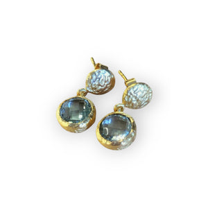 Ohrstecker Gold matt