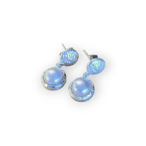 Ohrstecker Silber matt