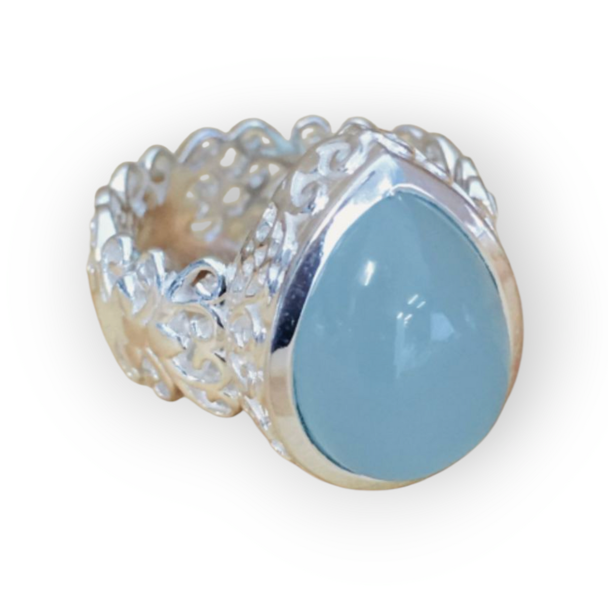 Fingerring Aquamarin