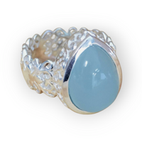 Fingerring Aquamarin