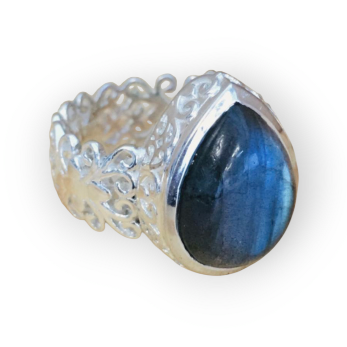 Fingerring Labradorit