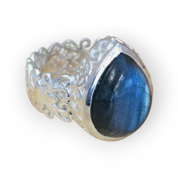 Fingerring Labradorit