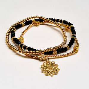 Armband-Set vergoldet (9 Farben)