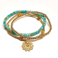 Armband-Set vergoldet (9 Farben)