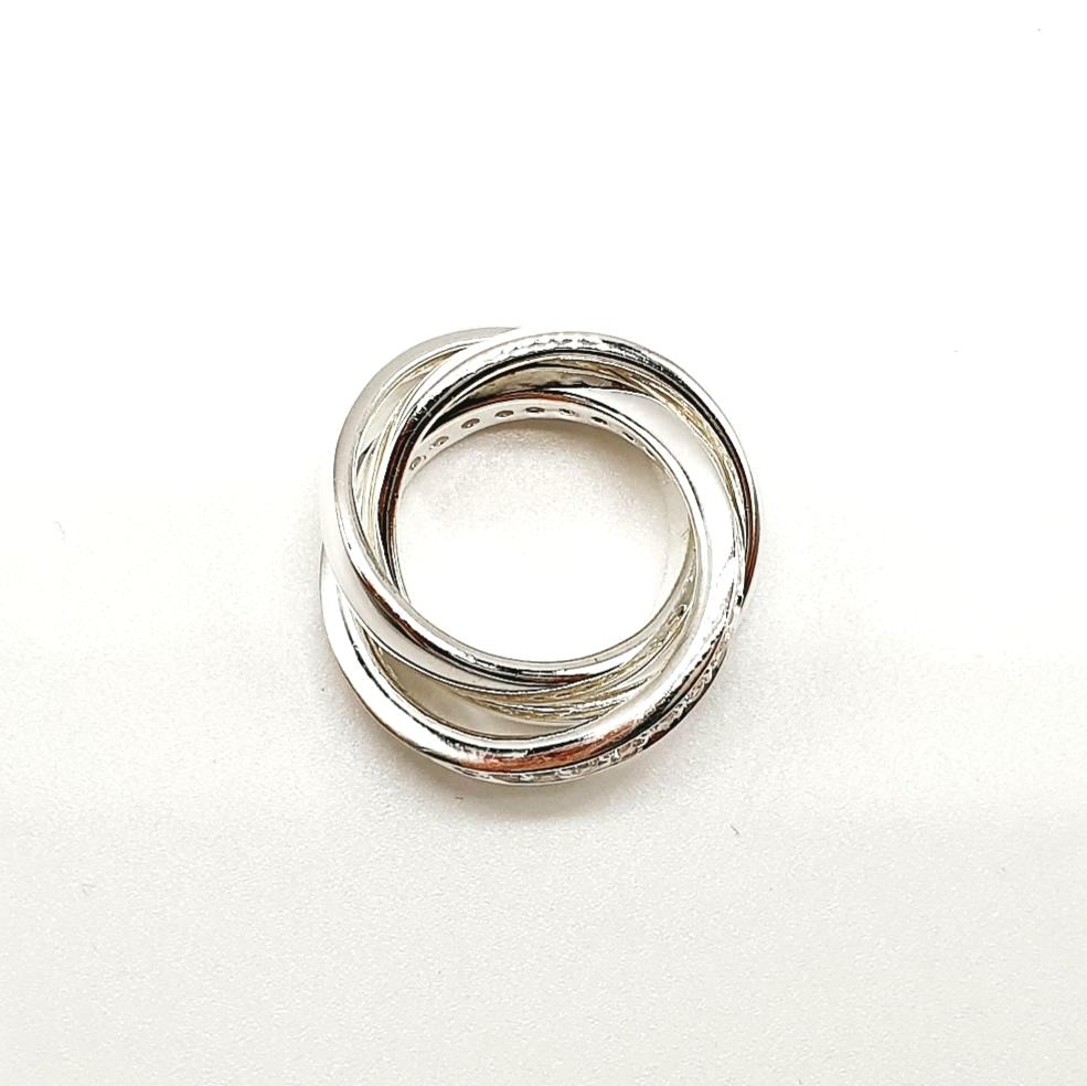 Fingerring Silber/Zirkonien