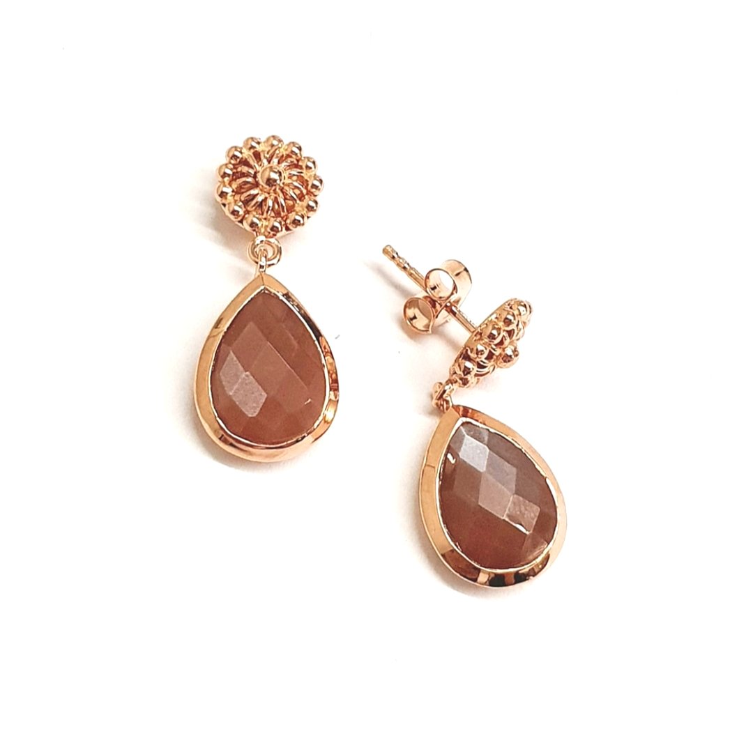 Ohrhänger/Stecker roségold (4 Farben)